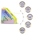 BRAWNA 2 Pack Pro Inked PMU Mapping String for Brow and Lip Measuring - Yellow White (30 Meters Each)