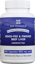 Zen Principle Ultra-Pure Desiccated Beef Liver, Grass-Fed, Pasture-Raised Cows - Natural Energy & Workout Boost from