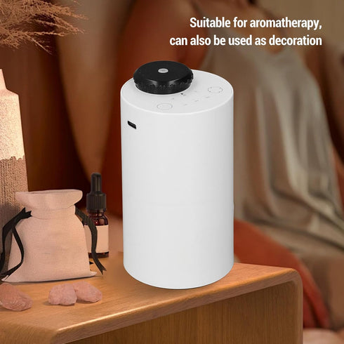 MingleSpark Waterless Scent Diffuser, Automatic Quiet Aromatherapy Diffuser with Timer, Cold Air Scent Machine