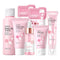 Skin Care Set Sakura for Women, Korean Beauty Gift Kit with Cleanser, Serum, Cream, Toner, Eye Cream, and Masks.