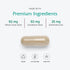 Vitanica Iron Extra, Vegan Iron Supplement with Vitamin C, Methylfolate, B12, Calcium, 60 Capsules