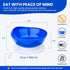 2Pack Spill Proof Scoop Bowl with Non-Skid Suction Base, Adaptive Self-Feeding Dinnerware for Elderly and Disabled