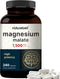 Magnesium Malate 240 Capsules, 1,500mg Per Serving, Chelated for High Absorption, Energy & Nervous Mineral