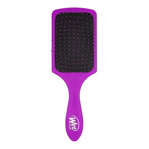 Wet Brush Paddle Detangler Hair Brush, Purple, Ultra-Soft IntelliFlex Bristles, AquaVent Design, Great for Treatment &