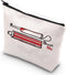 G2TUP Novelty Travel Toothbrush Holder, Brush Me Canvas Dopp Kit for Toiletries and Toothpaste Organizer