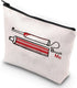 G2TUP Novelty Travel Toothbrush Holder, Brush Me Canvas Dopp Kit for Toiletries and Toothpaste Organizer
