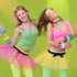 Whaline Neon Scrunchies, Summer Velvet Hair Bobble Elastics Hair Bands for Girls, Women (Neon Color)