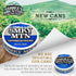 Smokey Mountain Caffeinated Pouches - Arctic Mint, Tobacco Free and Nicotine Free, 5 Can Box with 15 Pouches Per Can