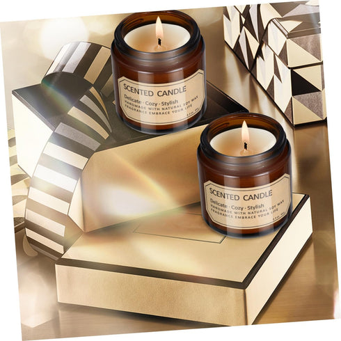 Set 3pcs Chic Scented Candle - Aromatherapy for Relaxation and Meditation