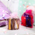 50pc 5x7 inches Mixed Color Gift Wrap Bags, Organza Sheer Fabric Drawstring Pouches for Baby Shower Favor