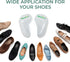 Welnove Arch Support Inserts - 8-Pair Gel Insoles for Plantar Fasciitis, Foot Pain Relief, Men Women