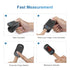 Mibest CN160 Fingertip Pulse Oximeter, Blood Oxygen Saturation Monitor with Batteries Included (Black)