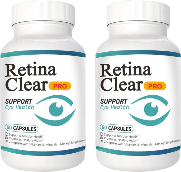 Vunexo Retina Clear Pro Eye Health Support Supplement, with Minerals and Vitamins, Lutein