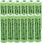 Solar Light Batteries AAA 600mAh 1.2V Rechargeable for Garden Lights (12Pcs)