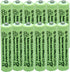 Solar Light Batteries AAA 600mAh 1.2V Rechargeable for Garden Lights (12Pcs)