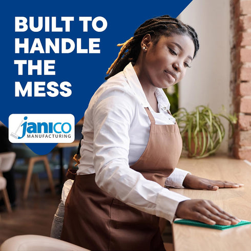 JANICO MANUFACTURING 200 Count 12 24 Janico Food Service Wipes x Lightly Reusable Cleaning Rags Disposable Cleaning