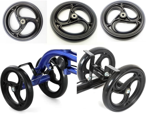 Knee Walker Scooter Replacement Wheel, 8" Caster Wheel for Front or Rear Wheel Assembly, Universal Parts
