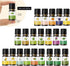 KOURUILIFE Set 20 10 ml, 100% Essential Oils for Diffuser, Aromatherapy Oils * Organic Fragrance Oil Kit