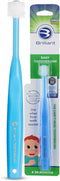 Brilliant Oral Care Baby Toothbrush, Soft Bristles, Round Head, Blue, Ages 0-2 Years, 1 Pack