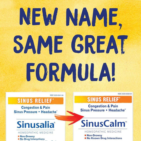 Boiron Sinuscalm Tablets for Sinus Pain Relief, Runny Nose, Congestion, Headache - 120 Count (Pack of 1)