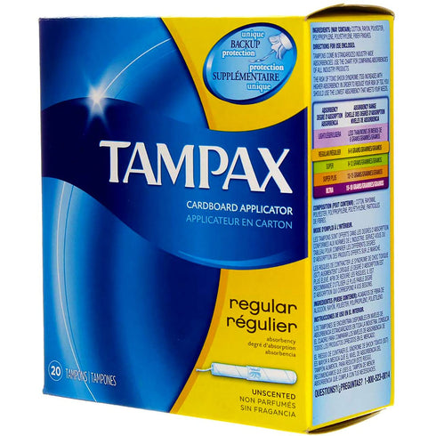Pack 3 Tampax Cardboard Regular