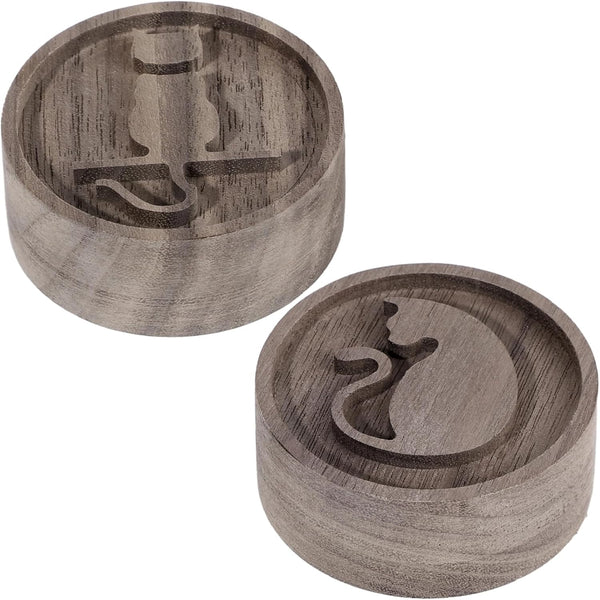 2 PCS Wooden Essential Oil Diffuser, Walnut Wood Aromatherapy Diffuser for Home, Offices, Yoga, SPA