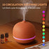 Room,500ml 4 10 Settings Stone Diffusers for Essential Oils Large Handmade Ceramic Diffuser with Timer & Ambient Light