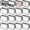16 Pieces Clear Makeup Bags Bulk - TSA Approved Toiletry Bag for Travel, Waterproof Small Pouches with Zipper