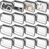 16 Pieces Clear Makeup Bags Bulk - TSA Approved Toiletry Bag for Travel, Waterproof Small Pouches with Zipper