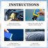 Omaky Oil Film Cleaning Emulsion,Oil Film Emulsion Glass Cleaner, Car Glass Oil Film Cleaner, Quick Effect Coating
