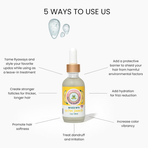 Hair & Scalp Bonding Serum - Repairs, Strengthens, Boosts Hair, Infused with Banana Oil for All Hair Types