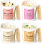 AOOVOO Mothers Day Candles Set for Mom - 4 Pack Candles for
