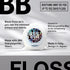 Brushmo Black Floss (BB Floss) Expanding Dental Floss, Deep Clean, Shred Resistant, Natural Microcrystalline Waxed, 1