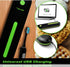 Pyle Electric Toothbrush Travel Charger Case, Compact USB Port Compatible Holder for Brush and Mini Toothpaste (Black)