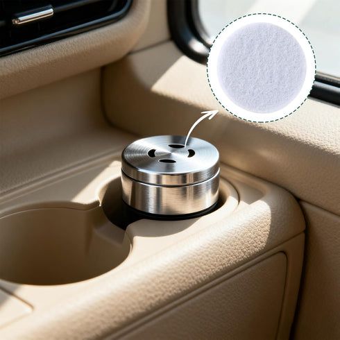 TNJPSEK 150 Pcs Essential Oil Diffuser Pads, Round Humidifier Aroma Cotton Pads, Mini Microfibre Perfume Diffuser Mat