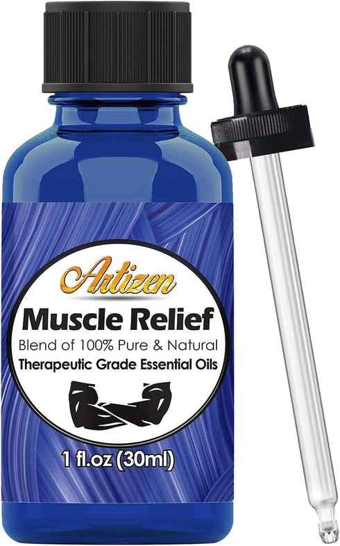 Artizen Deep Muscle Relief Blend Essential Oil - 100% Pure & Natural, Therapeutic Grade, 1oz Bottle for Aromatherapy