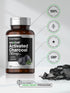 Horbaach Charcoal Pills 780mg | 120 Capsules | Activated Charcoal from Coconut Shells, Non-GMO, Gluten Free
