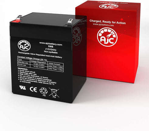 W03382 12V 5Ah AJC Battery Compatible with Firman Model: Generator Battery