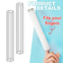 Zonon 4 Pcs Metal Cage Applicator, Tubular Gauze Bandage Applicator Tube for Fingers (1.18 x 7.5 Inch)