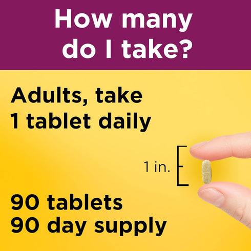 Nature Made Multivitamin For Her, 90 Tablets, 90 Day Supply (3 Pack)