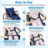 Transfer Sling For Elderly And Disabled Patient Lift Transfer Belt Board From Bed To Wheelchair Emergency Evacuation