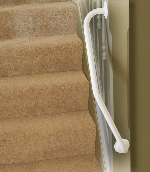 NRS Healthcare Right Handed Newel Post Grab Rail by