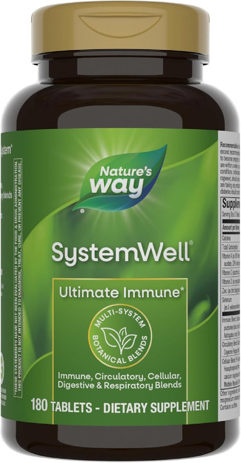 Nature's Way Systemwell Ultimate Immune* with Vitamins C, A, D, Zinc, &