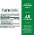 Nature's Bounty Turmeric Pills and Herbal Health Supplement, Antioxidant Health, 538mg, 45 Capsules