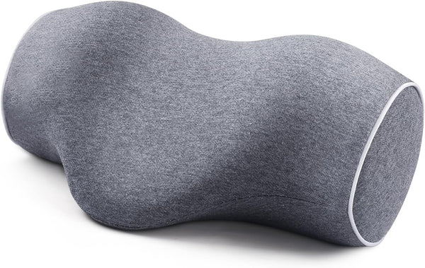 Neck Pillows for Pain Relief, Cervical Support Pillow with Pillowcase, Memory Foam Relaxer for Home & Travel (Black)
