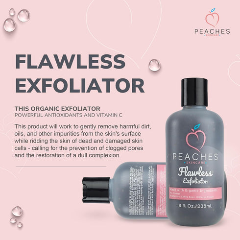 Vegan Face Exfoliator Scrub with Blueberry, Coffee Bean, Vitamin C - Exfoliating Face Wash (8 oz)