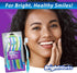 Dazzling Clean Manual Toothbrush, 10 Pack, Soft Bristles for Sensitive Teeth, Multiple Colors