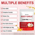 QYCOTXYR 7500mg, 300 Magnesium,Immune Non-GMO,2-Year Aged Garlic Extract Organic Garlic Extract Capsules