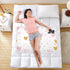 miaozhen 52" 34" Heart Dot Valentine's Day Extra Large Resuable Changing Pad Covers Soft Absorbent Pets Potty Training