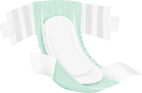 Large/XL/2XL, 51 70", 20 Count FitRight Stretch Ultra Adult Briefs, Incontinence Diapers with Tabs, Heavy Absorbency